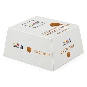 Confezione cremone scuro e nocciole intere 200g Giraudi