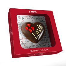 2 Cuore cioccolato fondente BOX